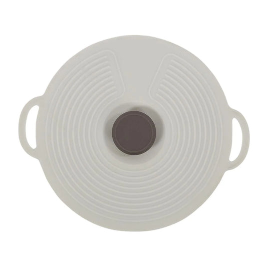 L.Gourmet Silicone Lid w/ Knob, 8" Dia., col. sleeve