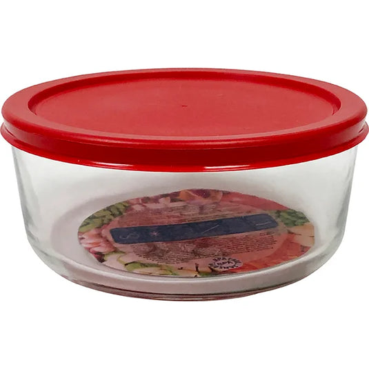 Round Glass Food Container