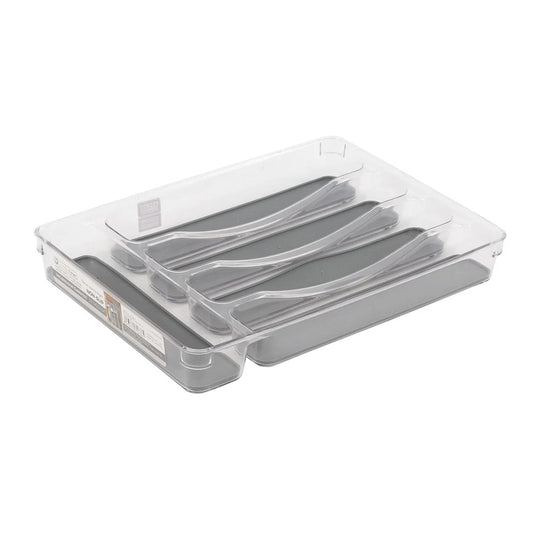 L.Gourmet Non-Slip Cutlery Tray, 5-Section, 32.5x23x4.5cm, col.label