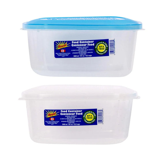 Food Container, Square, 3000ml