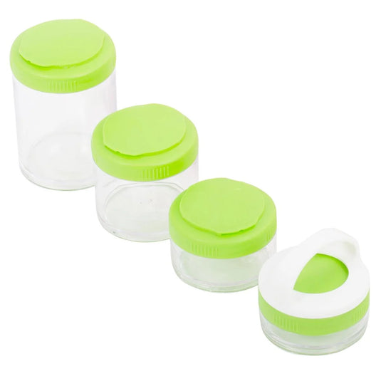 Luciano 4-pc Stackable Snack Containers Set, Sandwich Pk.(CS)
