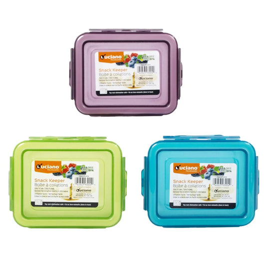 Luciano 180ml Container w/ Locking Lid, 4.25"x3.375"x1.875"