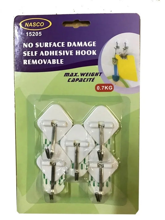 SELF-ADHESIVE WIRE HOOKS (35×31MM) (COPY)