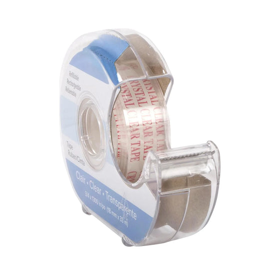 O.WKs. Clear Tape w/Dispenser (3/4" x 1300")