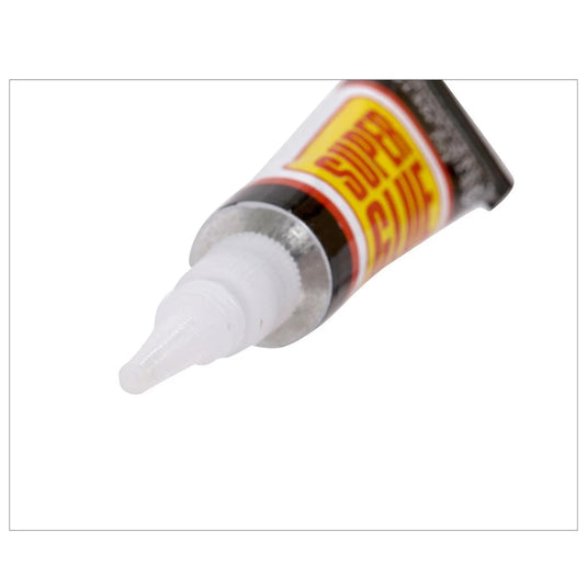 H.E. 2-pc Super Glue w/Safety Tubes , b/c, 3g/tube