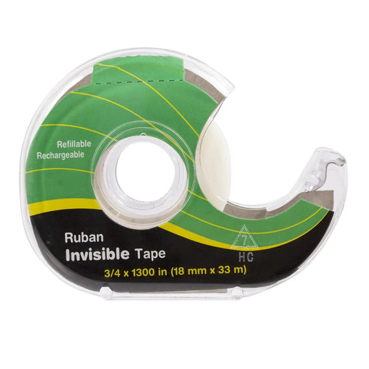 O.WKs. 3/4" x 1300" Invisible Tape w/Dispenser, header (HZ)