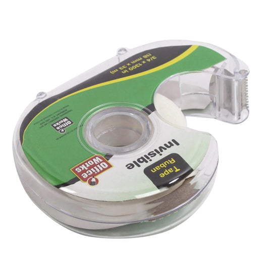 O.WKs. 3/4" x 1300" Invisible Tape w/Dispenser, header (HZ)