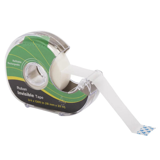 O.WKs. 3/4" x 1300" Invisible Tape w/Dispenser, header (HZ)