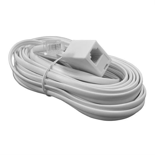 25 FT. PHONE EXTENSION CORD; WHITE