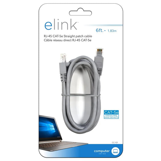 6 FT. STRAIGHT PATCH CABLE CAT-5