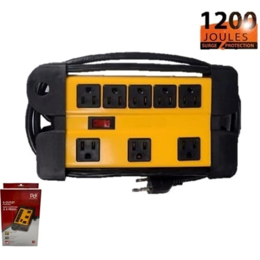 8 Outlet Surge Protector Extension Bar