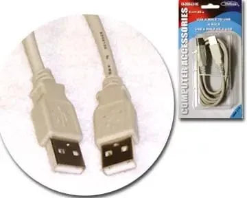 6FT USB 2.0 CABLE A MALE TO A MALE