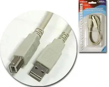 3 FT USB 2.0 PRINTED CABLE B-A TYPE