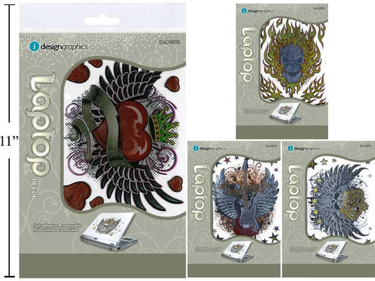 iDesign Graphics Laptop Decor, 4 styles, pbh  Original