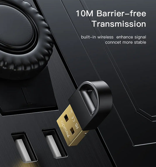 Wireless Mini USB Bluetooth Dongle 5.1 receiver for Computer PC Wireless Mouse