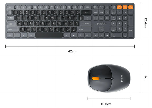 Wireless Keyboard & Mouse Set