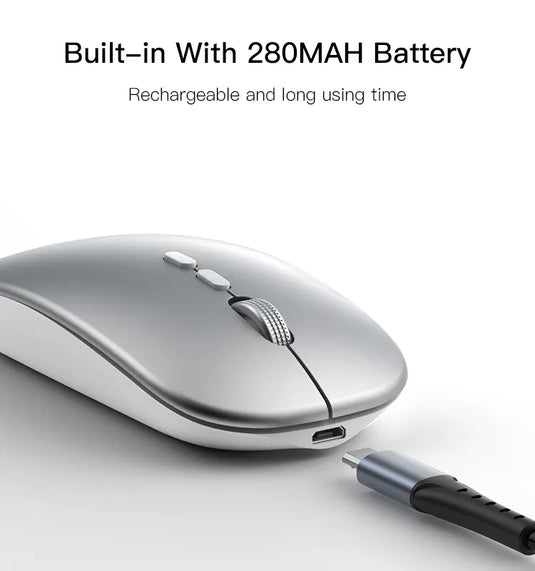 Slim 2.4G Wireless Mouse Rechargeable