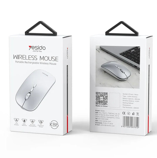 Slim 2.4G Wireless Mouse Rechargeable