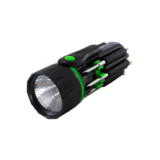 8 in 1 Screw Drivers & LED Flash Light