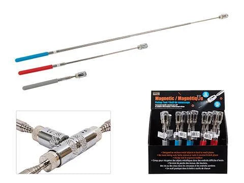 H.E. Master Pro, Magnetic Pickup Tool W/ LED, Label