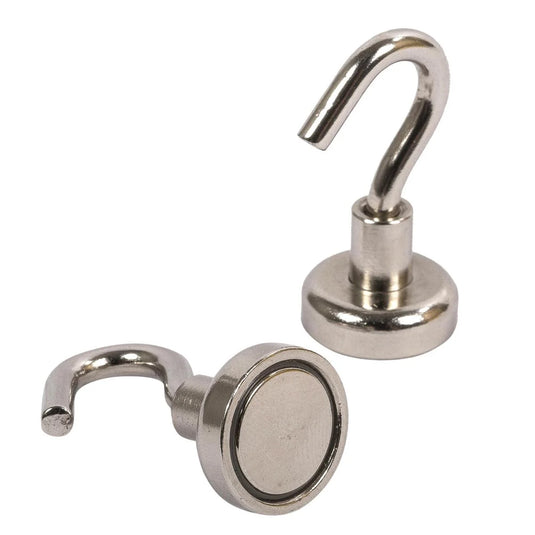 H.E. Master Pro 2-PC Magnetic Hooks Capacity: 2kg, Blister insert card