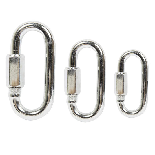 H.E.Master Pro, 6-PC Asst Carabiner Hooks, Double Blister