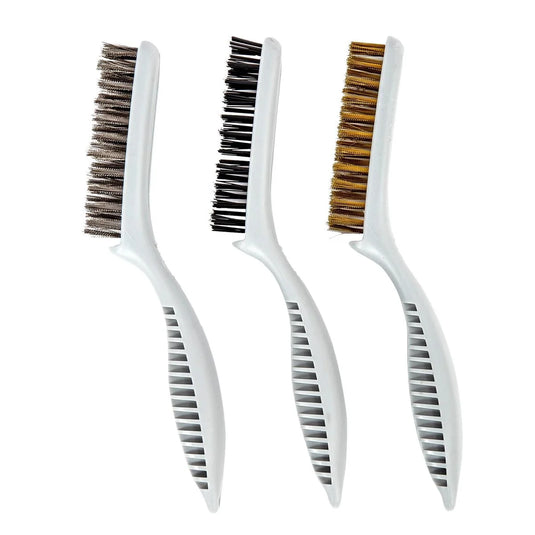 H.E. Master Pro. 3-PC Wire Brush Set, 8.2"H, Blister card