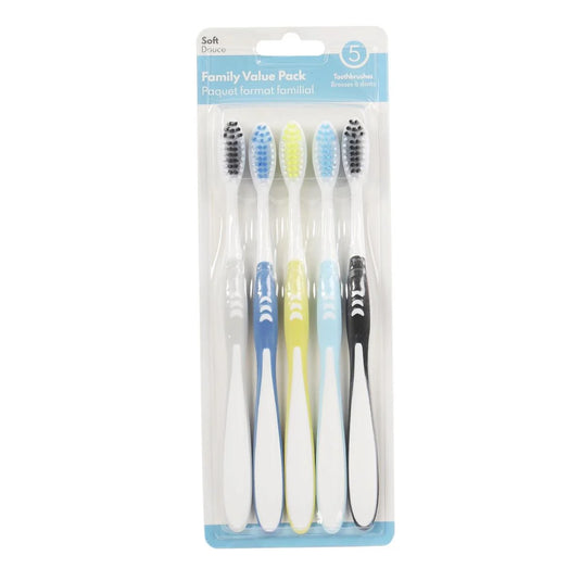 Bodico, 5pk Family Value Toothbrush , blister card
