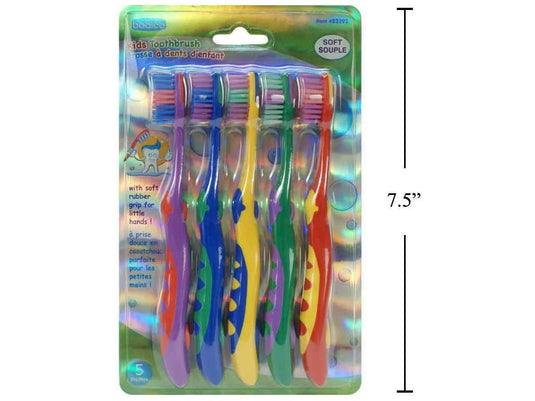 Bodico, 5-pc Kid's Toothbrushes, b/c