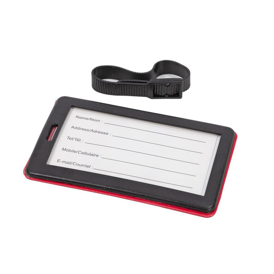 Global Canada Luggage Tag, 4.2"x2.5", PVC, tie on card