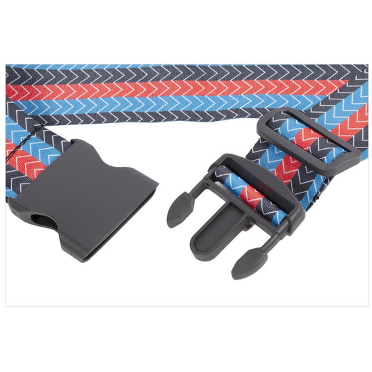 Global, Coloured Pattern Luggage Strap, w Quick Release