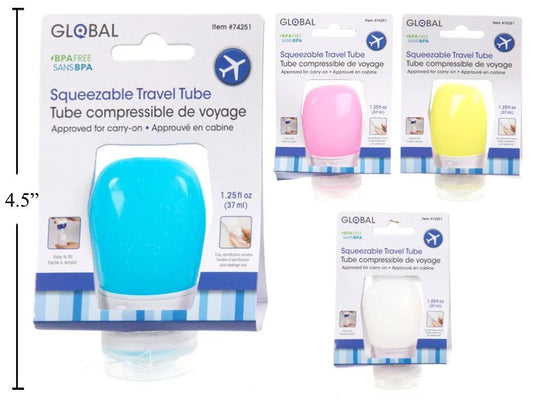 Global, 37ml Squeezable Travel Tube, Card Holder(HZ)