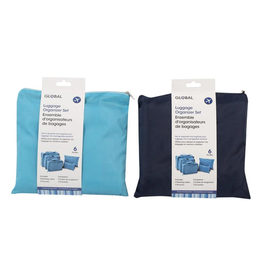 Global, 6 PC Packing Cube Set, sleeve wrap