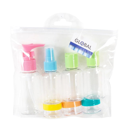 Global, 7pc Travel Bottle Set 18*15*5cm, pvc bag