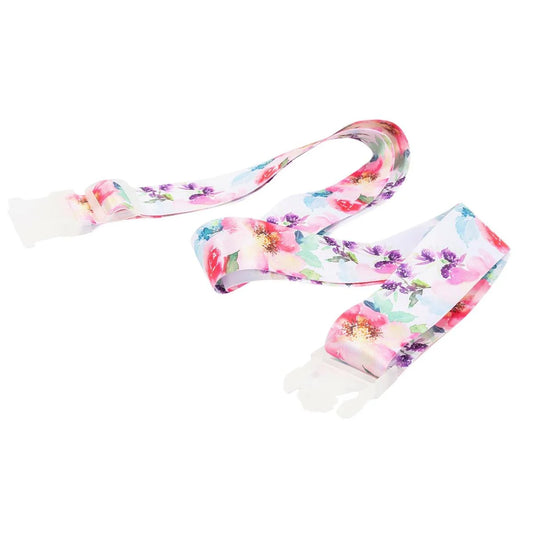 Global, 3pcs 'Floral' Luggage Set, lug.tag/strap/lock, col box