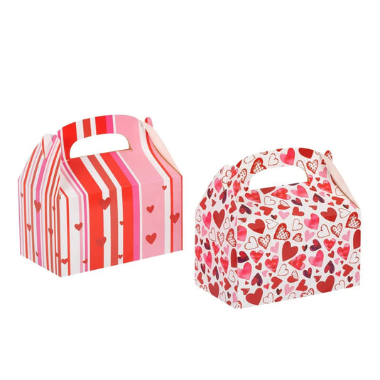 V'tines 2pk Foldable Treat Boxes, 6.3"x3.7"x3.7", pbh