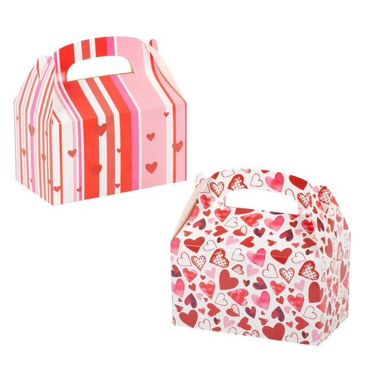 V'tines 2pk Foldable Treat Boxes, 6.3"x3.7"x3.7", pbh