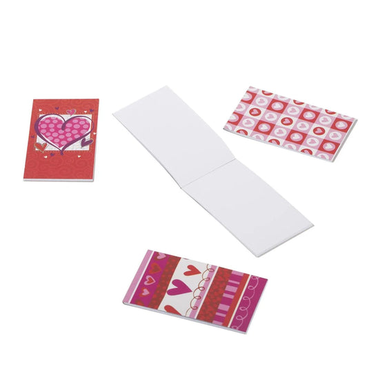 V'tines 6pk Mini Notepads, 3asst. , pbh; size: 2.25"x4", 20 sheets