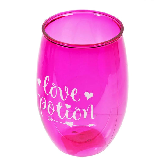 V'tines 10oz. Shatterproof Plastic Stemless Wine Glass