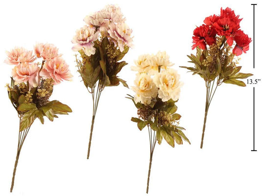 Vintage Peony, 12", hangtag