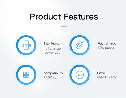 Ultra-Light Plastic Wireless Charger Plates