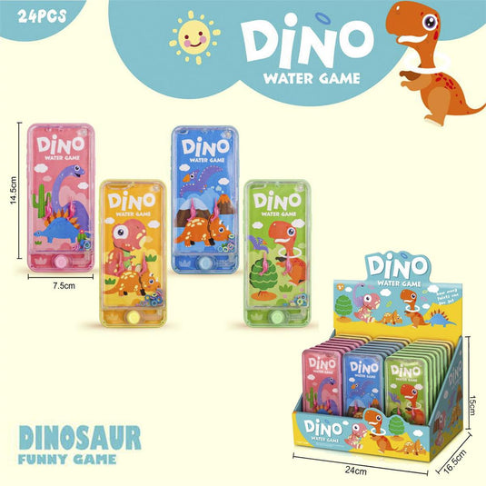 Handheld Water Game, Dinosaur, 4 Asst.,  24pcs/dsp