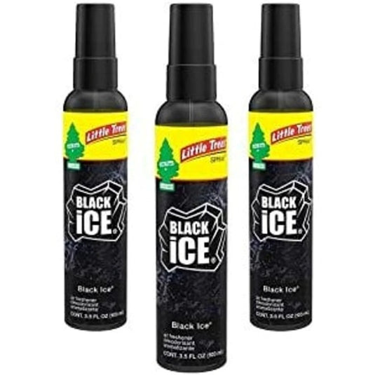 Little Trees Car and Home Air Freshener Spray- Black Ice