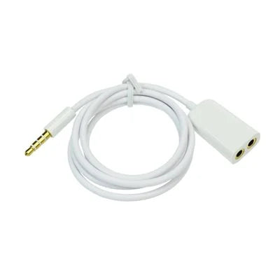 STEREO DOUBLE ADAPTER WITH 3FT. CABLE