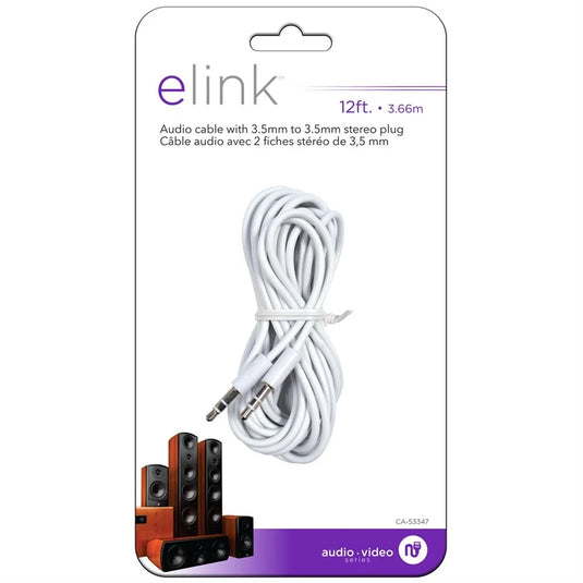 12 FT. AUDIO CABLE 3.5MM PLUG