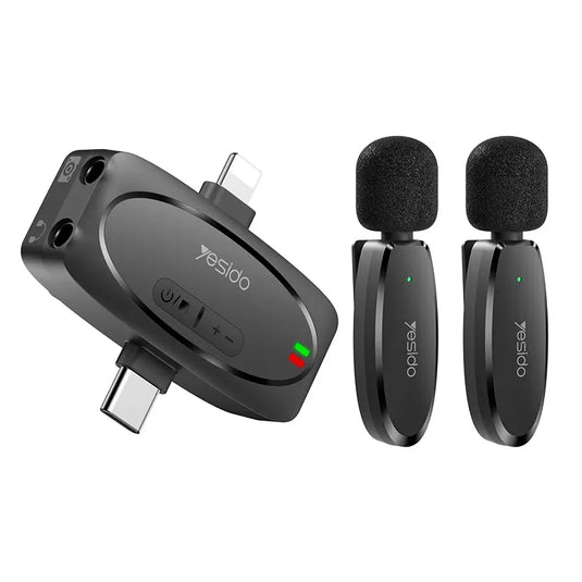 Wireless MEMS Microphone Type-c 2 in 1 transmit port