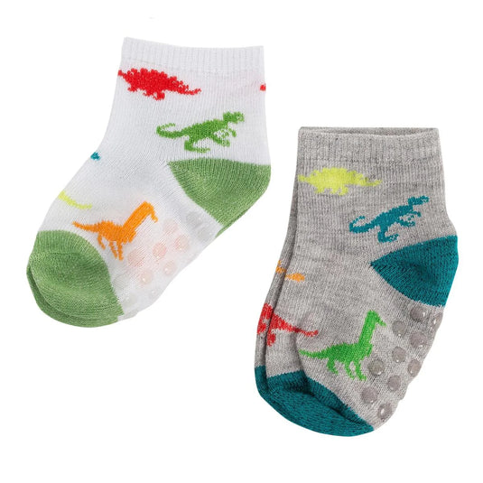 Tootsie Baby, 12-24m Dino non-slip socks, 1 pair, 98poly/2span