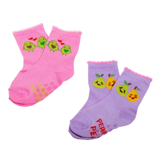 Tootsie Baby, 24-36m Fruits nonslip socks, 1 pair, 98poly/2span