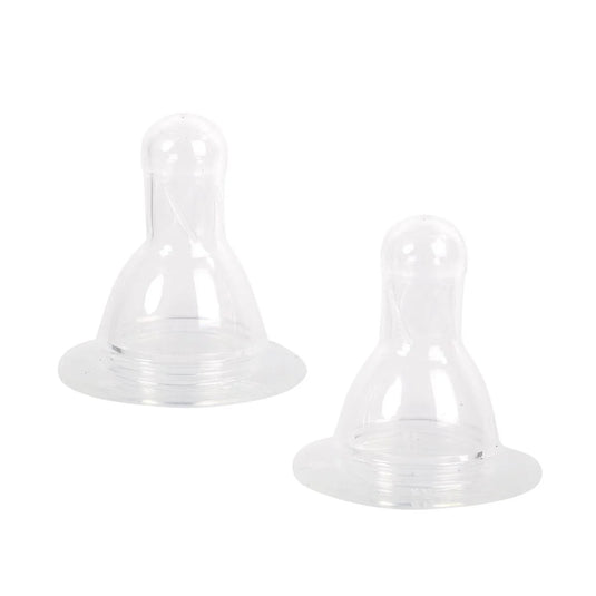 Tootsie Baby 2pk Silicone Nipples, b/c