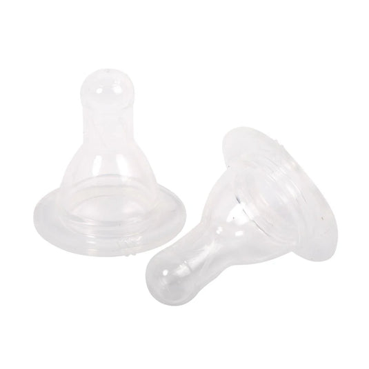 Tootsie Baby 2pk Silicone Nipples, b/c